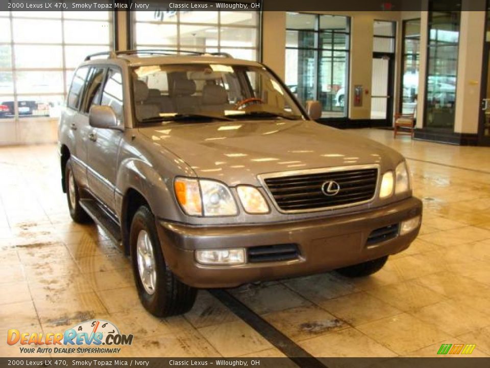 2000 Lexus LX 470 Smoky Topaz Mica / Ivory Photo #3