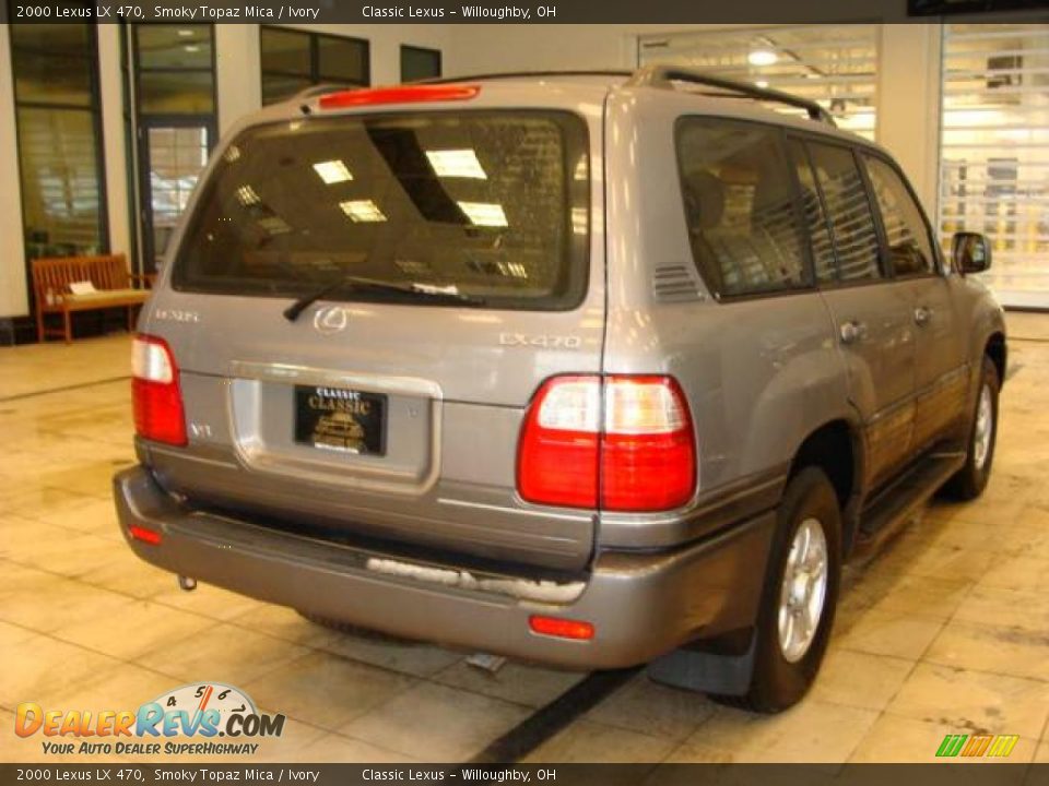 2000 Lexus LX 470 Smoky Topaz Mica / Ivory Photo #5