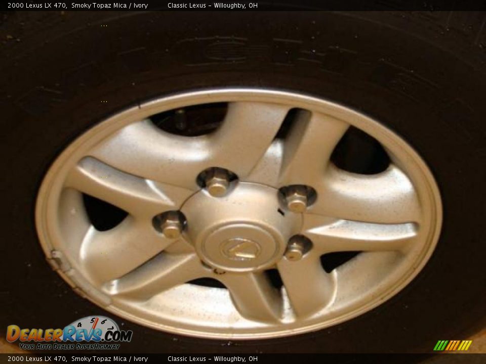 2000 Lexus LX 470 Smoky Topaz Mica / Ivory Photo #6