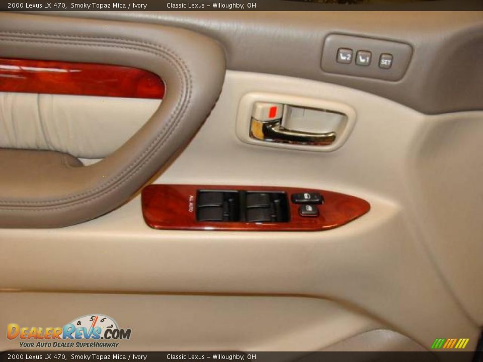 2000 Lexus LX 470 Smoky Topaz Mica / Ivory Photo #8