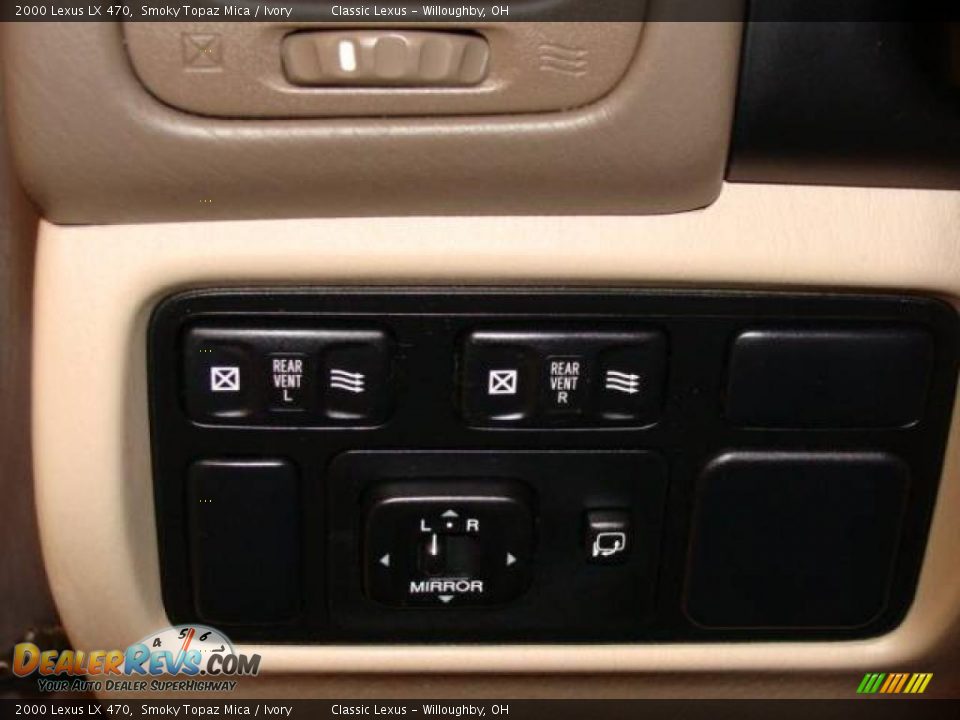 2000 Lexus LX 470 Smoky Topaz Mica / Ivory Photo #11