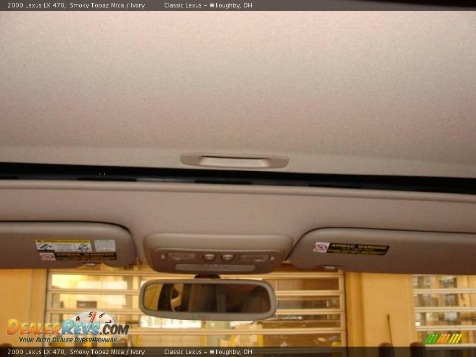 2000 Lexus LX 470 Smoky Topaz Mica / Ivory Photo #16
