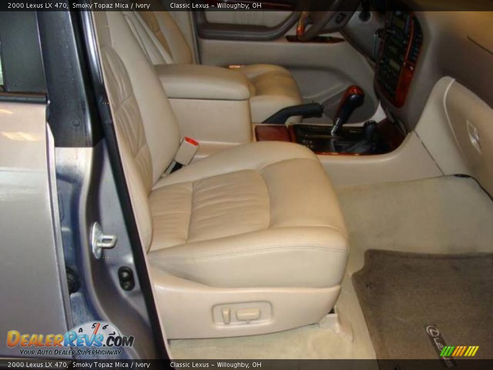2000 Lexus LX 470 Smoky Topaz Mica / Ivory Photo #18