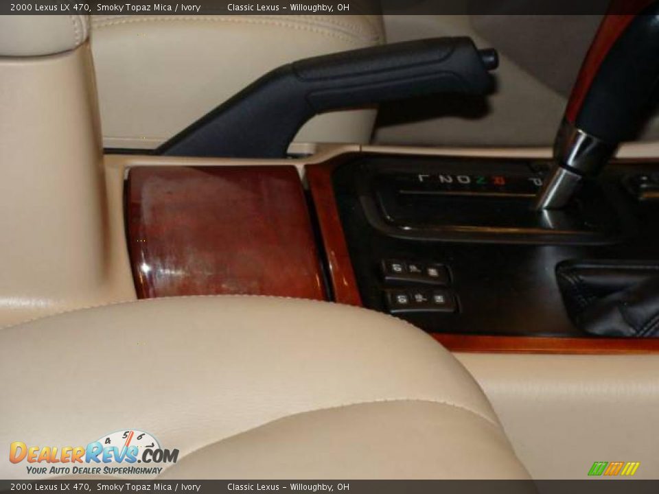2000 Lexus LX 470 Smoky Topaz Mica / Ivory Photo #19