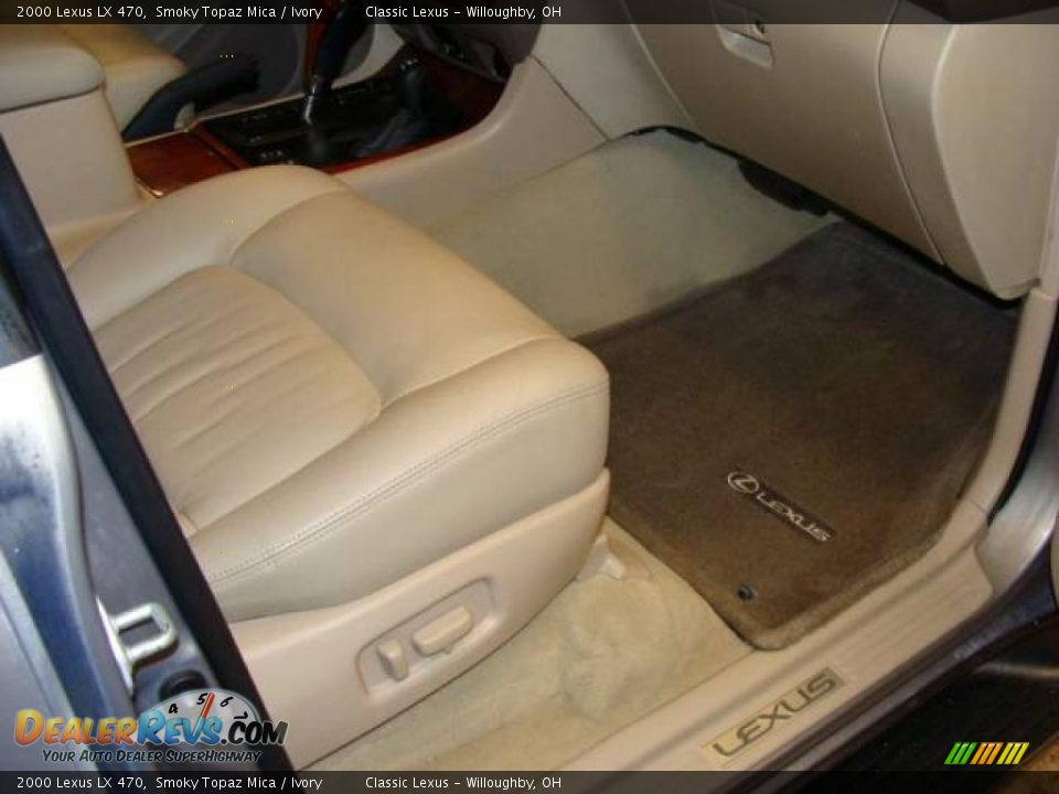 2000 Lexus LX 470 Smoky Topaz Mica / Ivory Photo #20