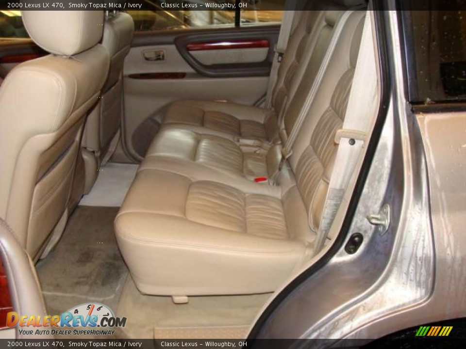 2000 Lexus LX 470 Smoky Topaz Mica / Ivory Photo #21