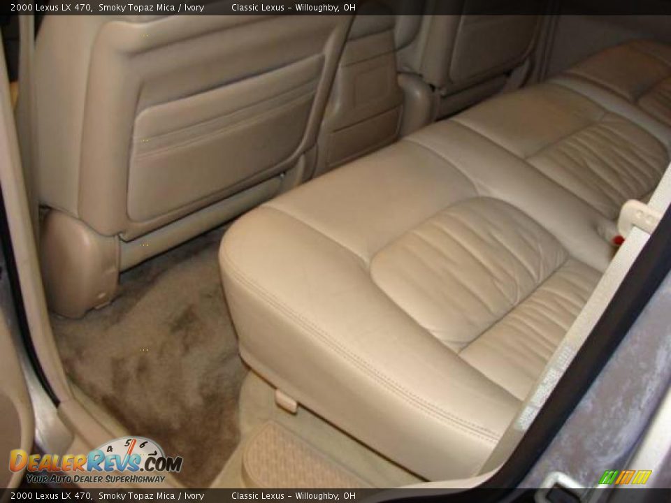 2000 Lexus LX 470 Smoky Topaz Mica / Ivory Photo #22