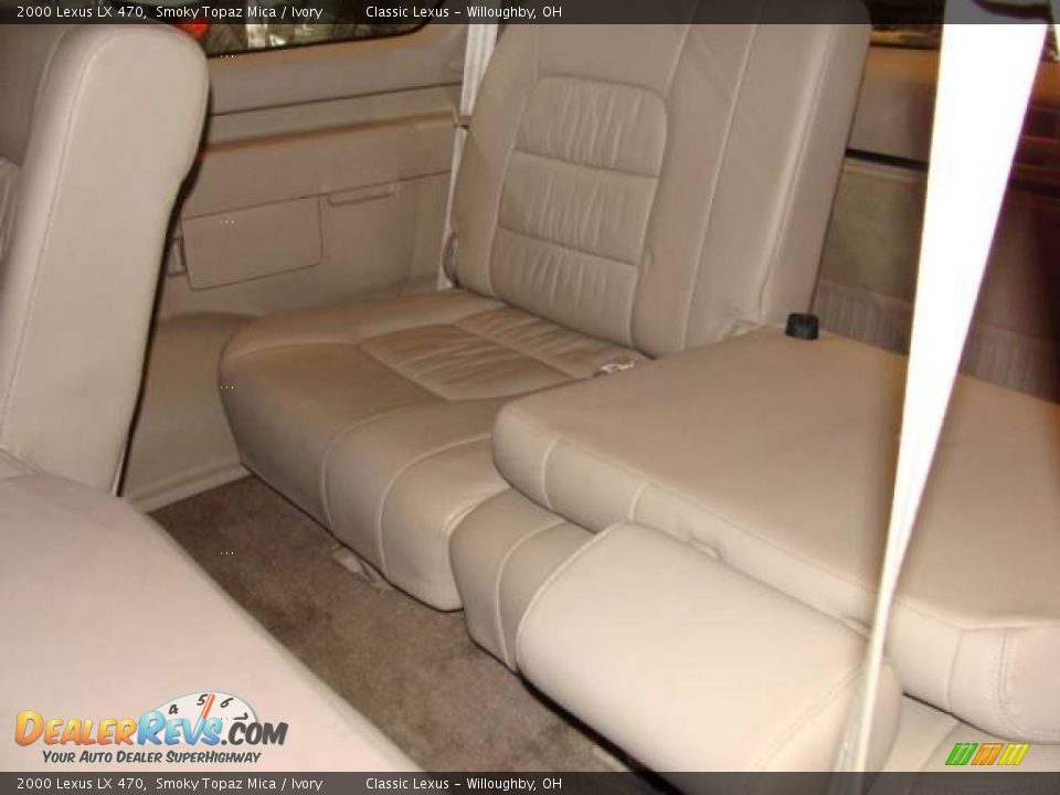 2000 Lexus LX 470 Smoky Topaz Mica / Ivory Photo #23