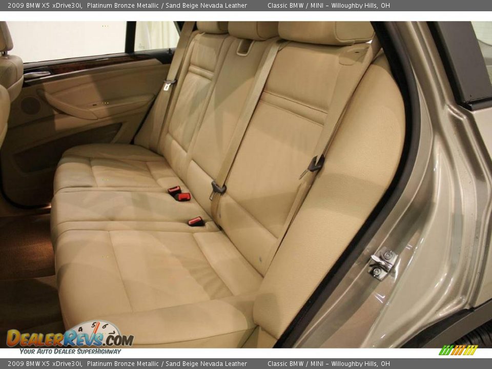 2009 BMW X5 xDrive30i Platinum Bronze Metallic / Sand Beige Nevada Leather Photo #23