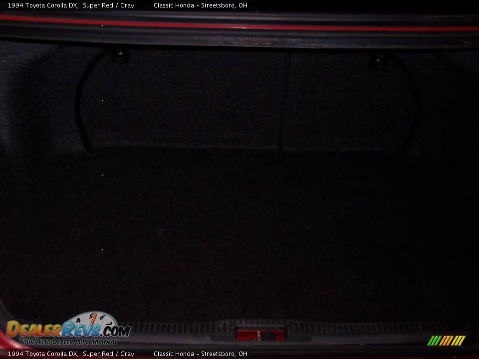 1994 Toyota Corolla DX Super Red / Gray Photo #11
