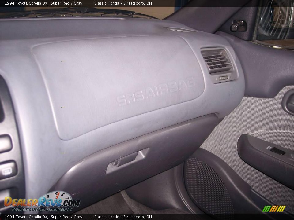 1994 Toyota Corolla DX Super Red / Gray Photo #18