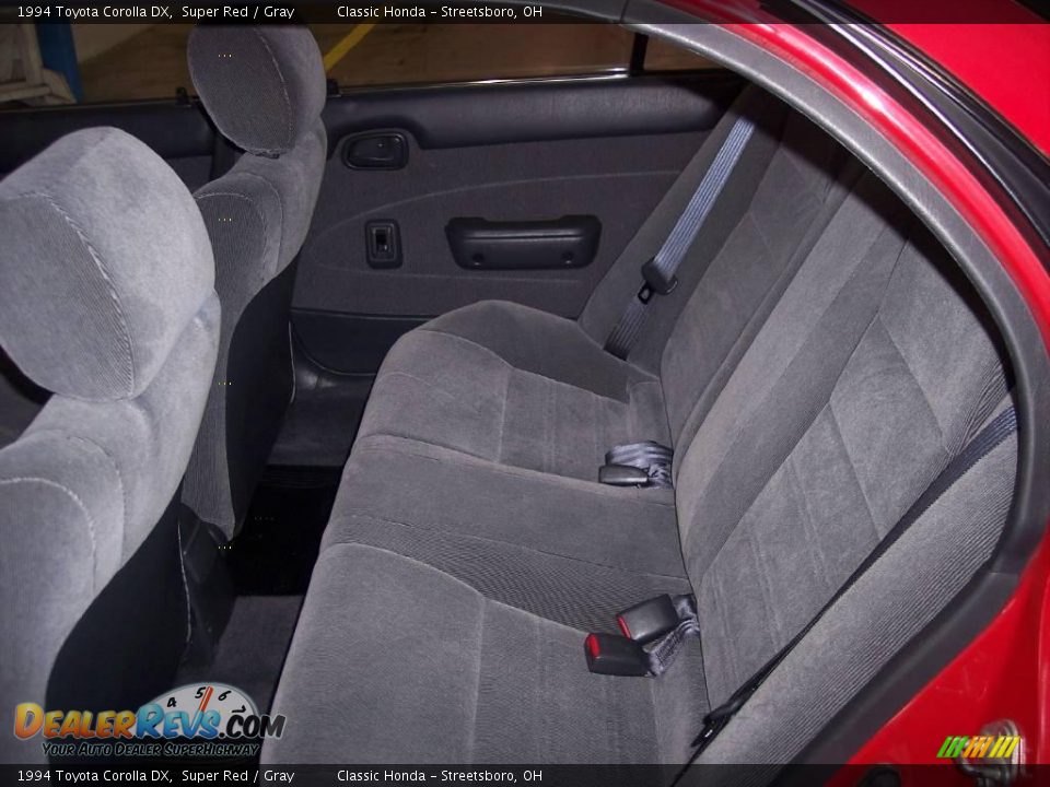 1994 Toyota Corolla DX Super Red / Gray Photo #21
