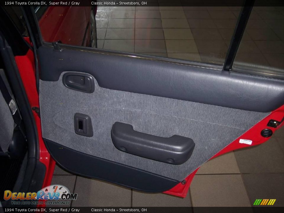 1994 Toyota Corolla DX Super Red / Gray Photo #23