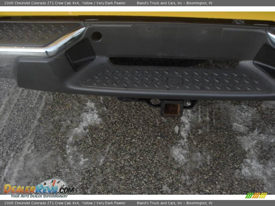 2006 Chevrolet Colorado Z71 Crew Cab 4x4 Yellow / Very Dark Pewter Photo #19