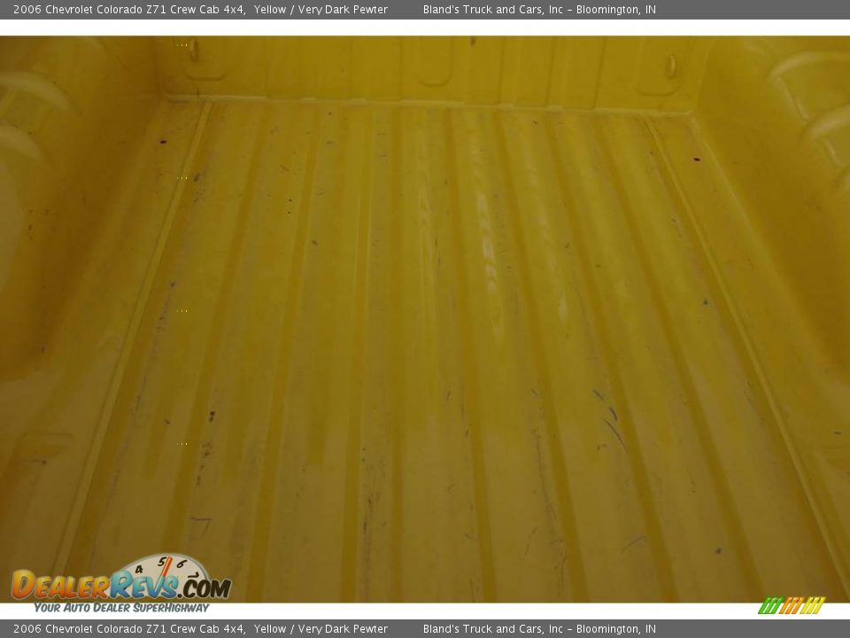 2006 Chevrolet Colorado Z71 Crew Cab 4x4 Yellow / Very Dark Pewter Photo #20