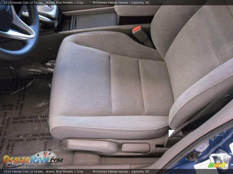 2010 Honda Civic LX Sedan Atomic Blue Metallic / Gray Photo #8