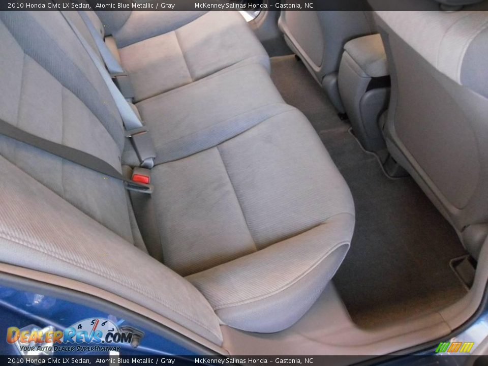 2010 Honda Civic LX Sedan Atomic Blue Metallic / Gray Photo #14