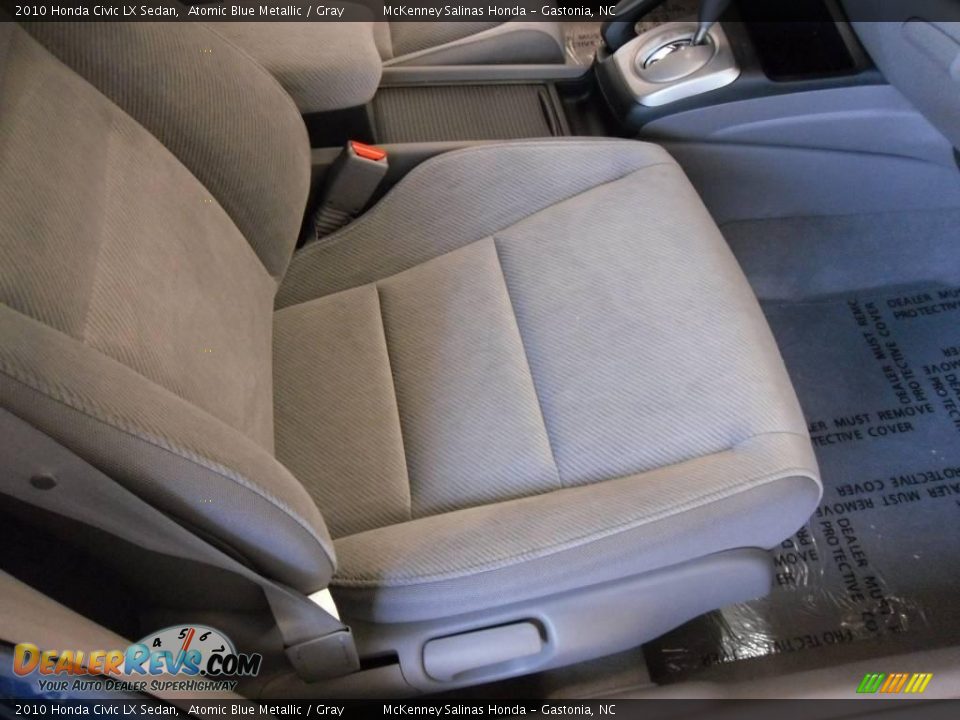 2010 Honda Civic LX Sedan Atomic Blue Metallic / Gray Photo #16