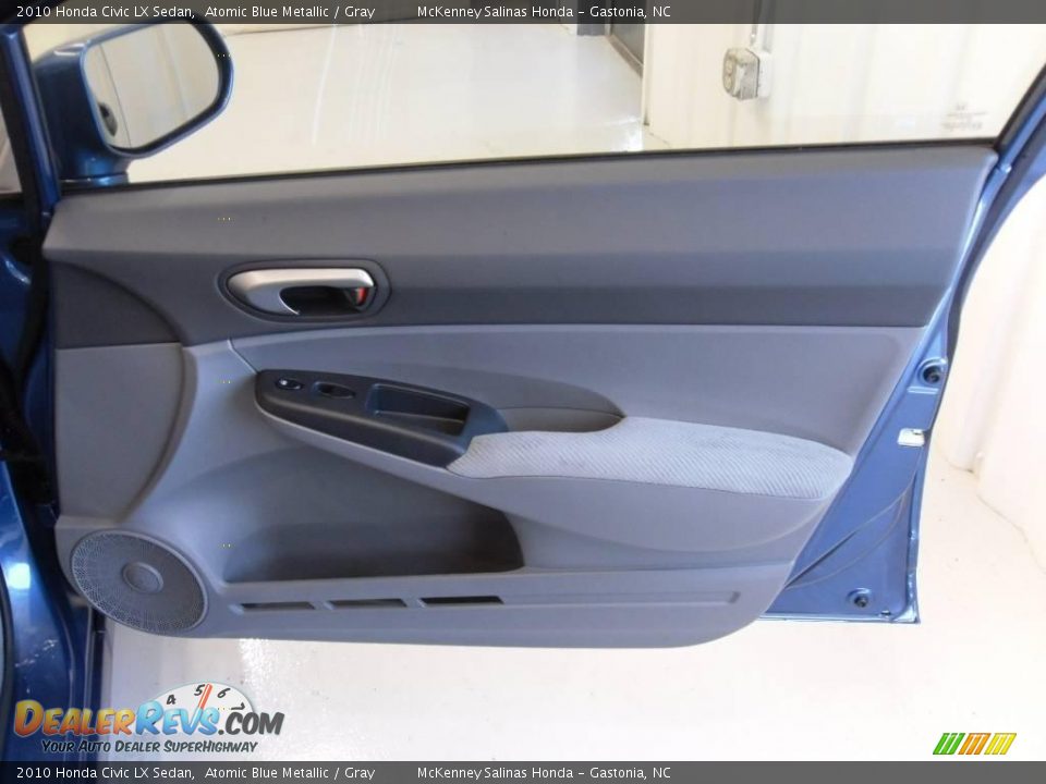 2010 Honda Civic LX Sedan Atomic Blue Metallic / Gray Photo #18