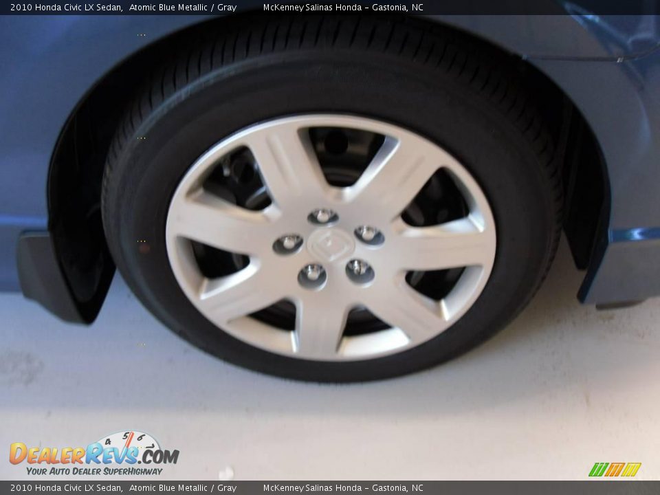 2010 Honda Civic LX Sedan Atomic Blue Metallic / Gray Photo #19