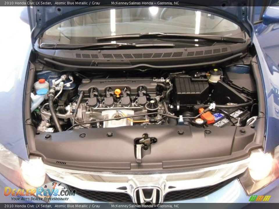 2010 Honda Civic LX Sedan Atomic Blue Metallic / Gray Photo #21
