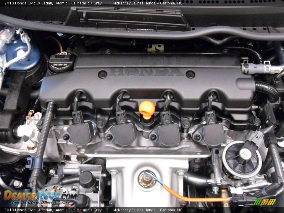 2010 Honda Civic LX Sedan Atomic Blue Metallic / Gray Photo #22
