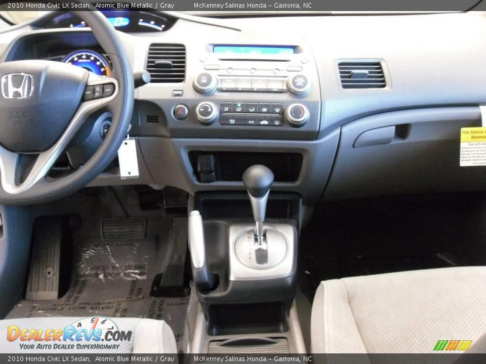 2010 Honda Civic LX Sedan Atomic Blue Metallic / Gray Photo #24