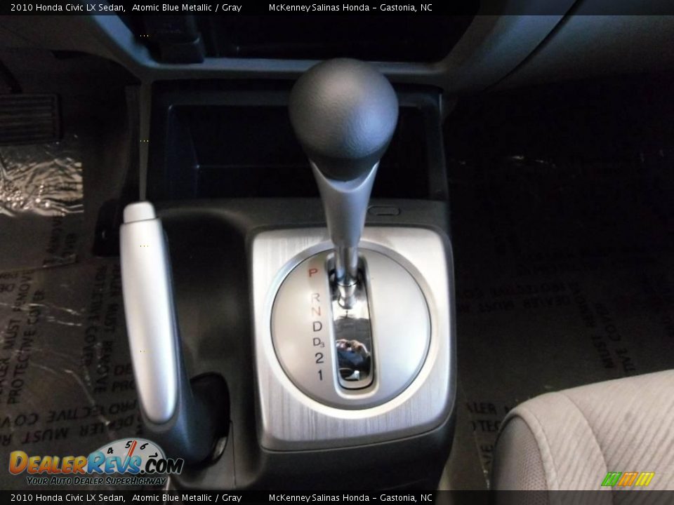 2010 Honda Civic LX Sedan Atomic Blue Metallic / Gray Photo #25