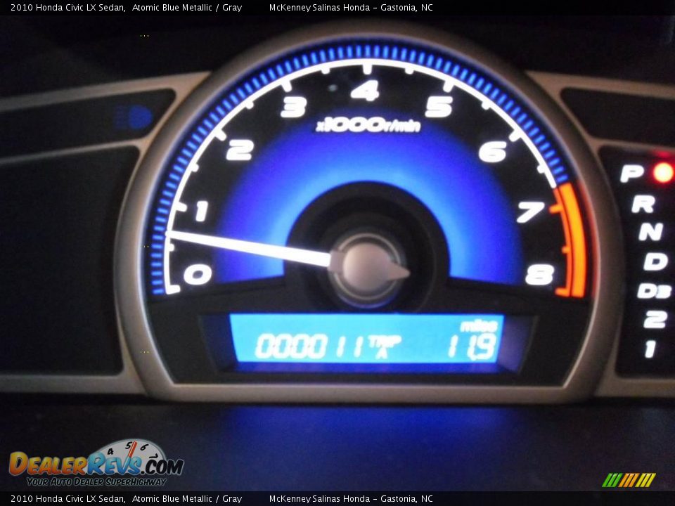 2010 Honda Civic LX Sedan Atomic Blue Metallic / Gray Photo #27