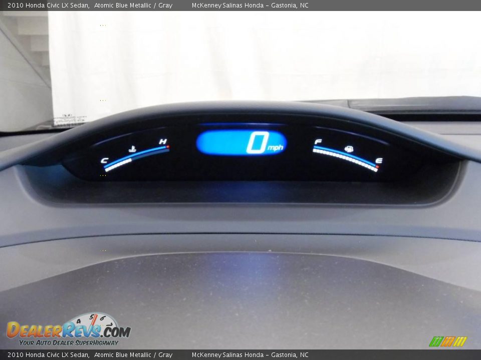 2010 Honda Civic LX Sedan Atomic Blue Metallic / Gray Photo #28
