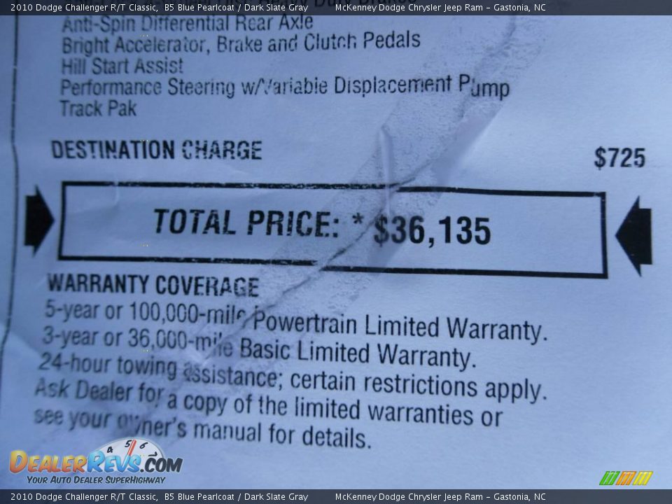 2010 Dodge Challenger R/T Classic B5 Blue Pearlcoat / Dark Slate Gray Photo #16