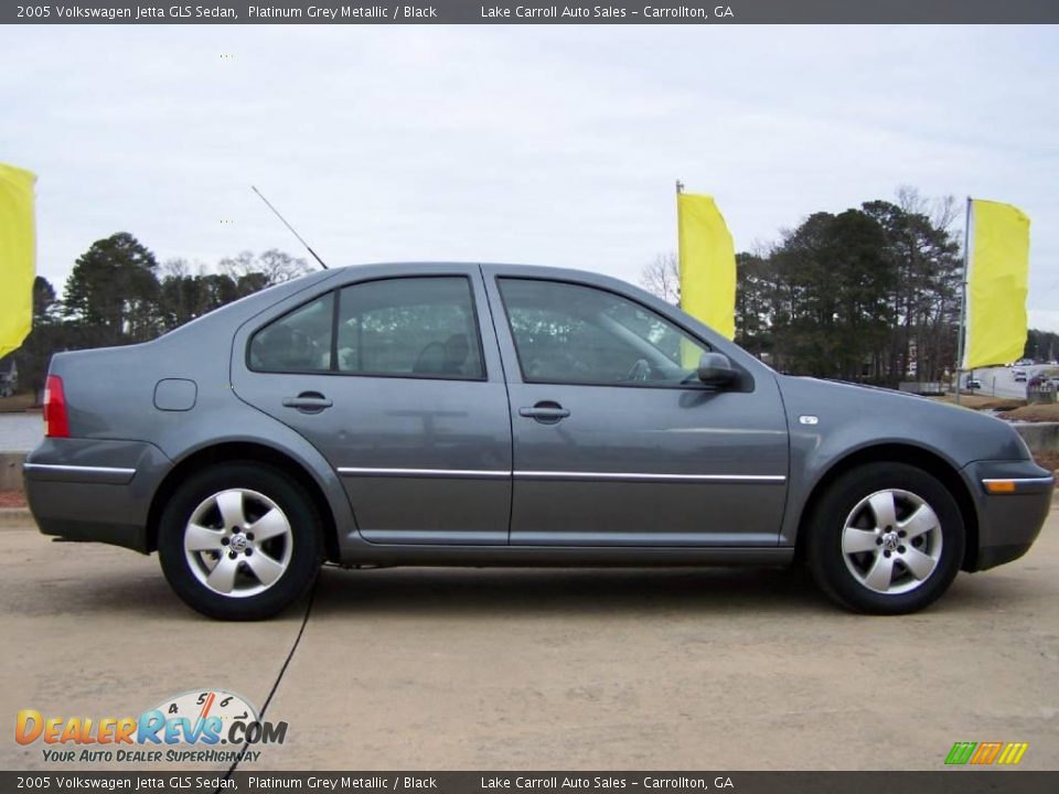 2005 Volkswagen Jetta GLS Sedan Platinum Grey Metallic / Black Photo #3