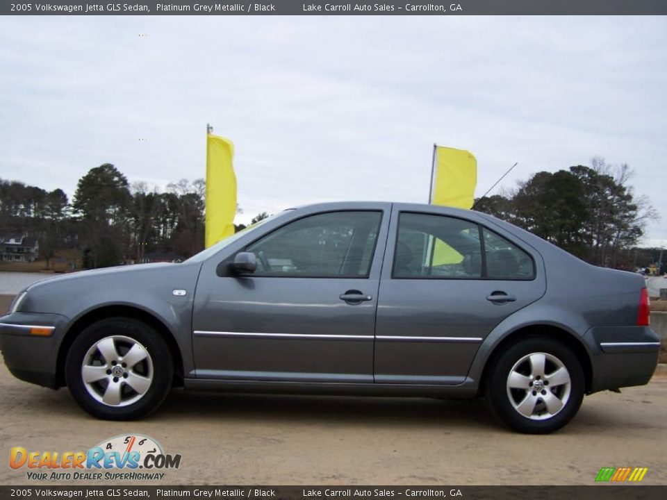 2005 Volkswagen Jetta GLS Sedan Platinum Grey Metallic / Black Photo #4