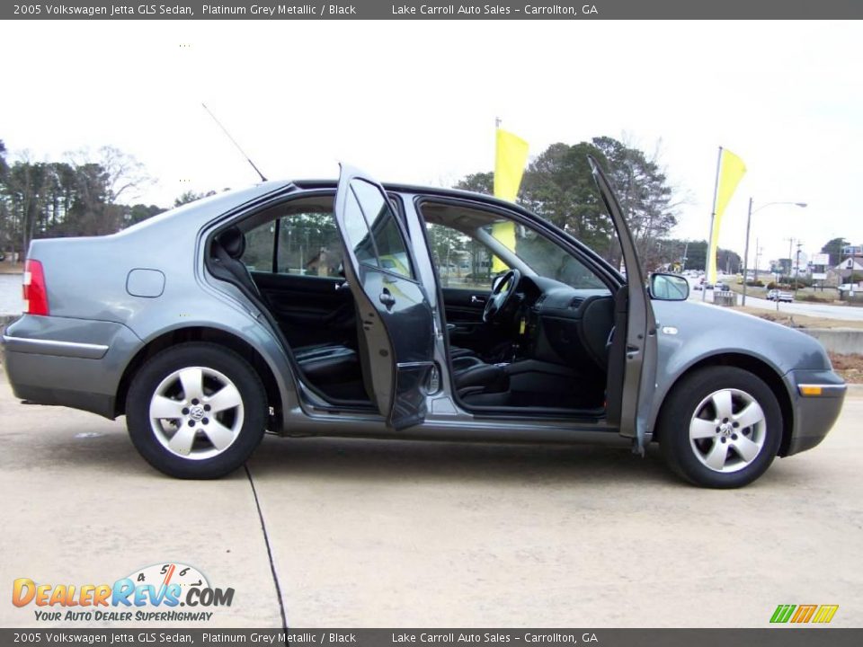 2005 Volkswagen Jetta GLS Sedan Platinum Grey Metallic / Black Photo #5