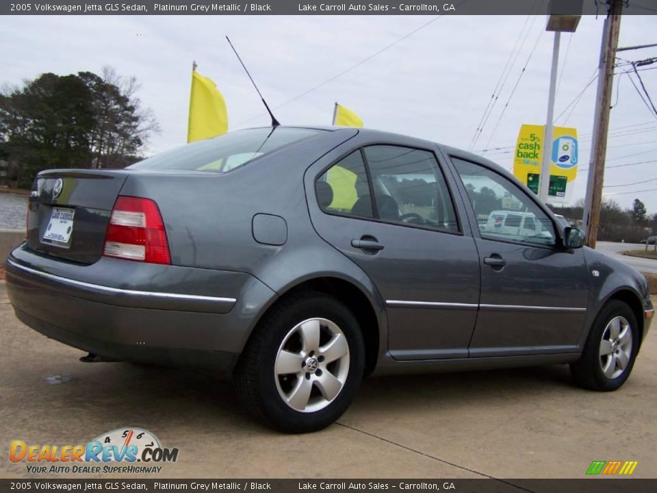 2005 Volkswagen Jetta GLS Sedan Platinum Grey Metallic / Black Photo #7