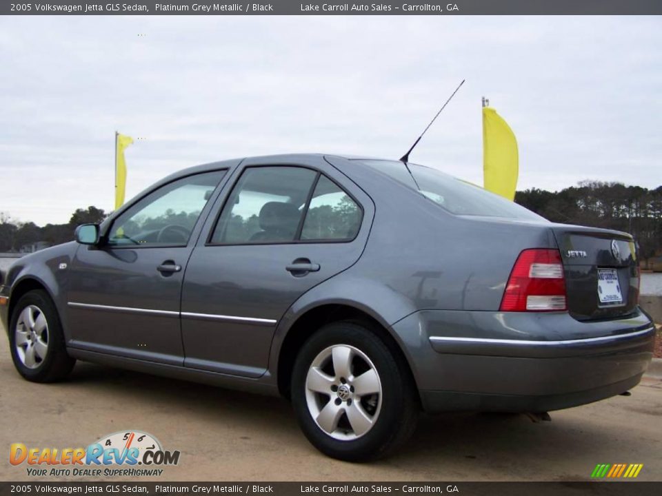 2005 Volkswagen Jetta GLS Sedan Platinum Grey Metallic / Black Photo #8