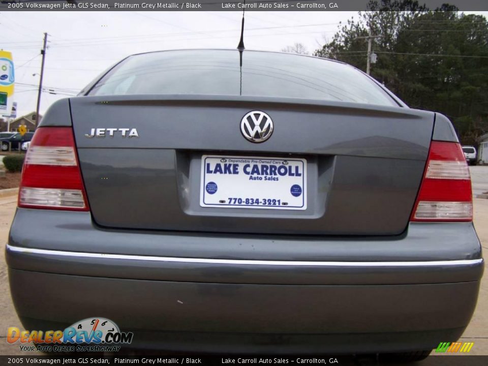 2005 Volkswagen Jetta GLS Sedan Platinum Grey Metallic / Black Photo #10