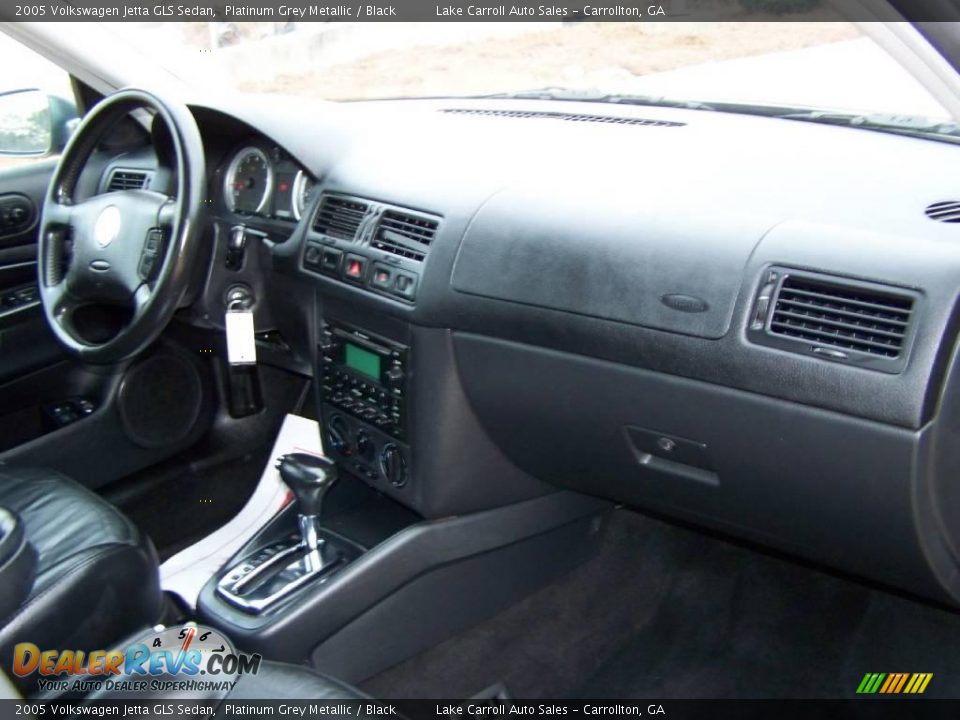 2005 Volkswagen Jetta GLS Sedan Platinum Grey Metallic / Black Photo #12