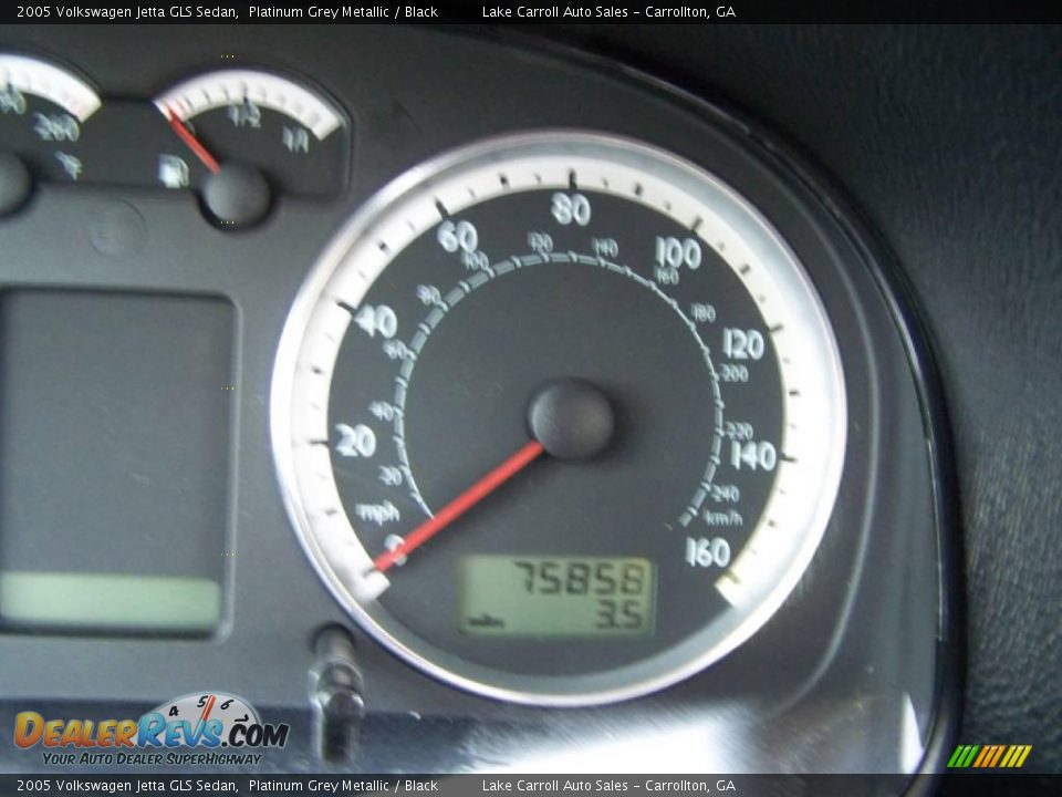 2005 Volkswagen Jetta GLS Sedan Platinum Grey Metallic / Black Photo #14