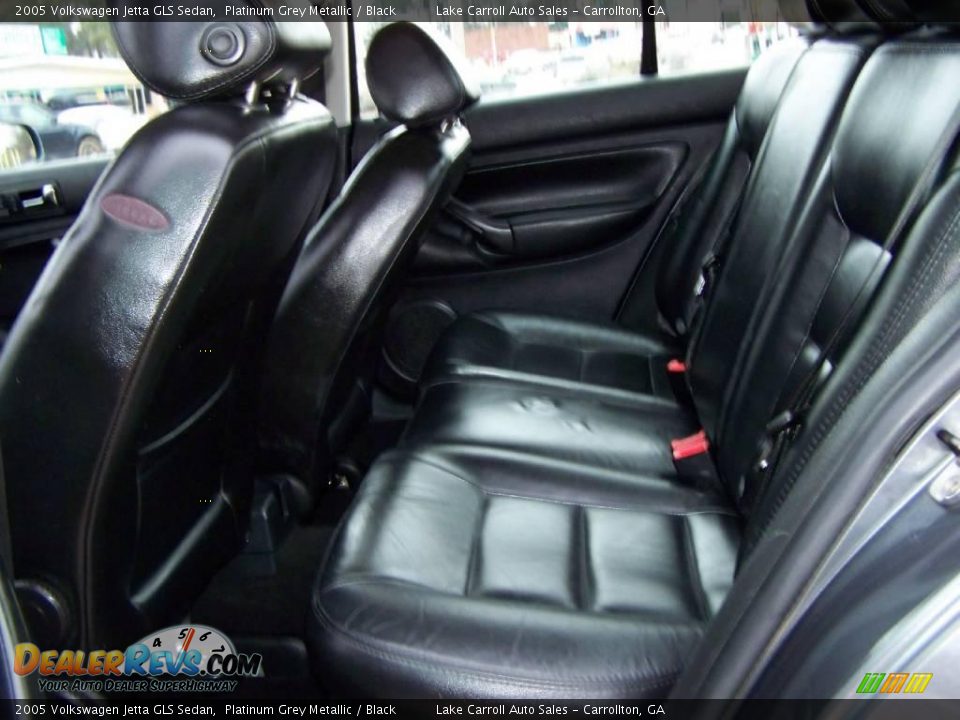 2005 Volkswagen Jetta GLS Sedan Platinum Grey Metallic / Black Photo #25