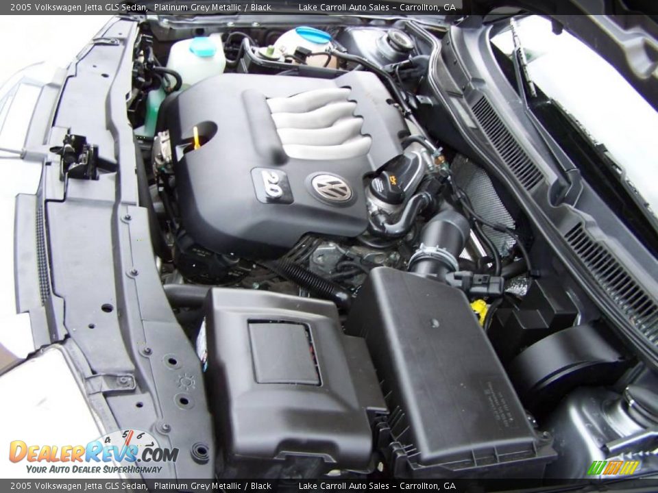 2005 Volkswagen Jetta GLS Sedan Platinum Grey Metallic / Black Photo #33