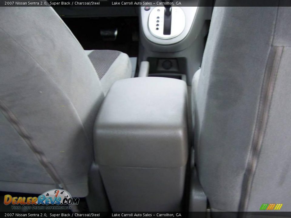 2007 Nissan Sentra 2.0 Super Black / Charcoal/Steel Photo #22