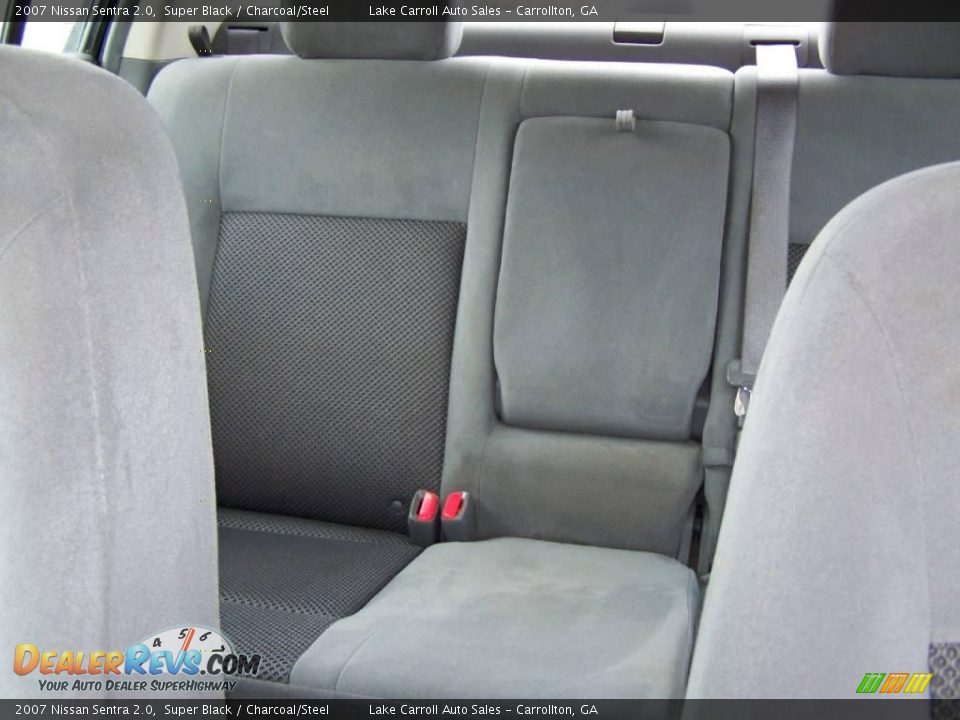 2007 Nissan Sentra 2.0 Super Black / Charcoal/Steel Photo #27
