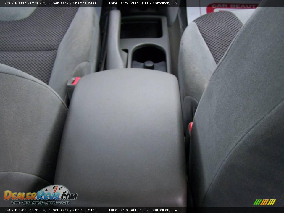 2007 Nissan Sentra 2.0 Super Black / Charcoal/Steel Photo #28