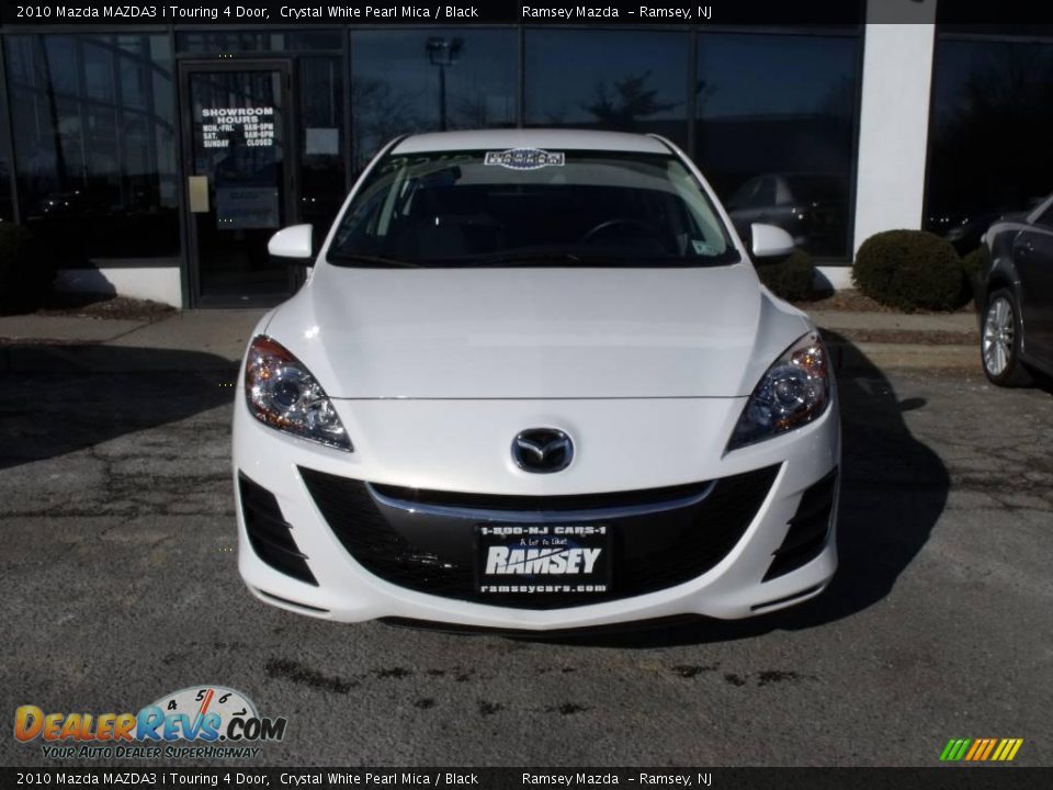 2010 Mazda MAZDA3 i Touring 4 Door Crystal White Pearl Mica / Black Photo #2