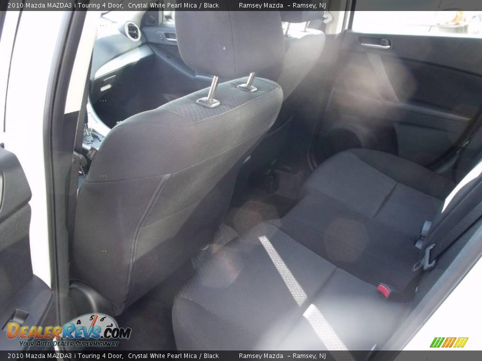 2010 Mazda MAZDA3 i Touring 4 Door Crystal White Pearl Mica / Black Photo #9