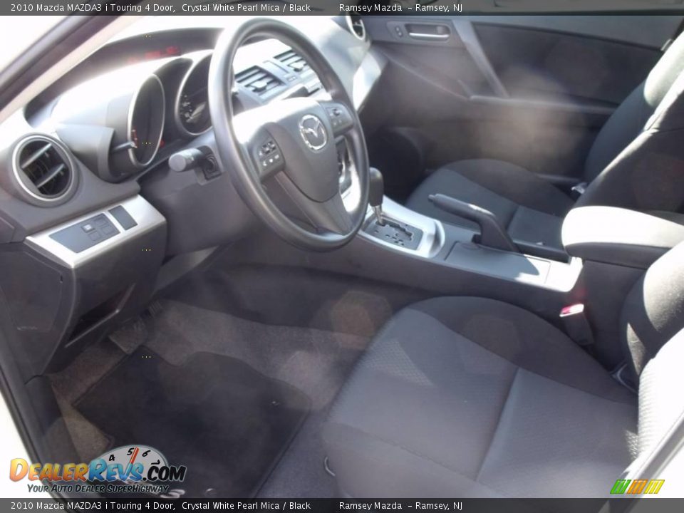 2010 Mazda MAZDA3 i Touring 4 Door Crystal White Pearl Mica / Black Photo #10