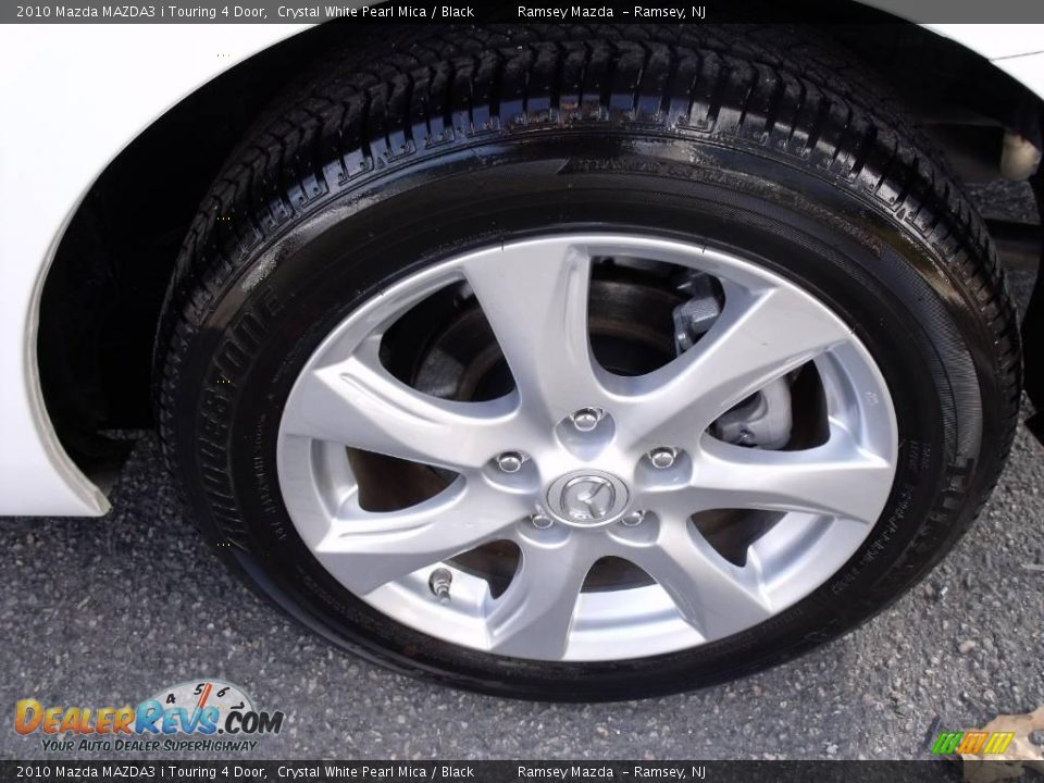 2010 Mazda MAZDA3 i Touring 4 Door Crystal White Pearl Mica / Black Photo #18