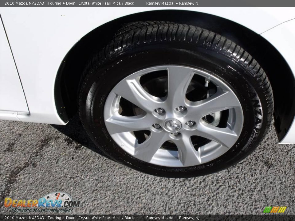 2010 Mazda MAZDA3 i Touring 4 Door Crystal White Pearl Mica / Black Photo #20