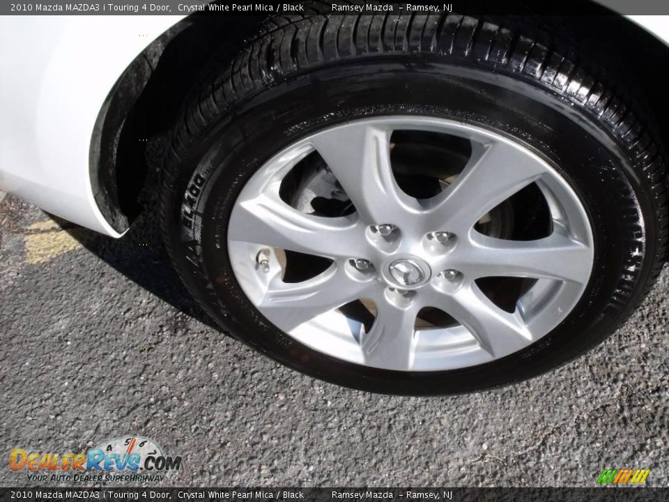 2010 Mazda MAZDA3 i Touring 4 Door Crystal White Pearl Mica / Black Photo #21